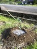 土手を作りたっぷり水補給