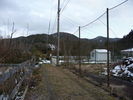 北東側より敷地を振り返る
